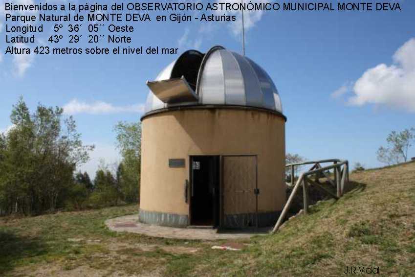 Observatorio Monte Deva, Pulsa para entrar en la pagina